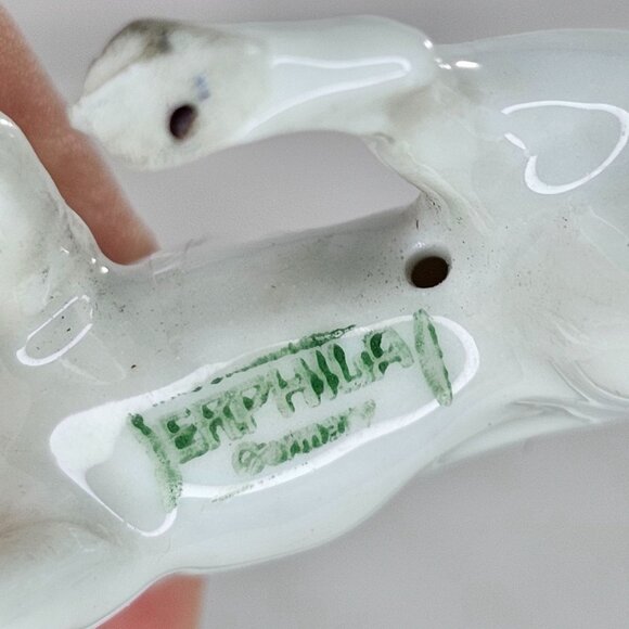 Vintage Erphila Germany Ceramic Hunting Dog Figurine Pointer Dog *Chipped Flaw* - Picture 8 of 9